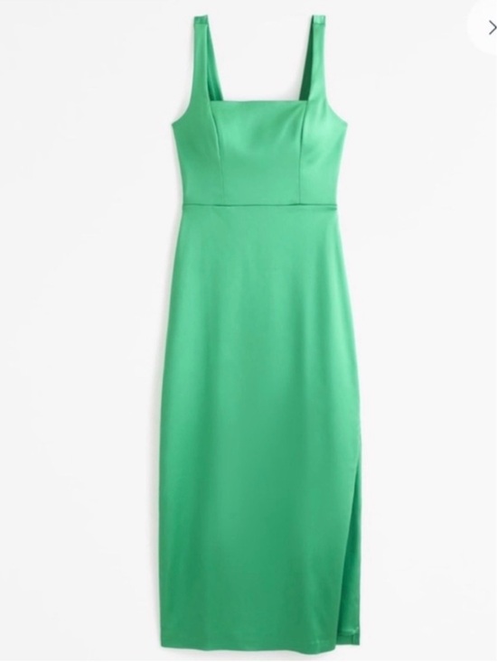 Abercrombie & Fitch Dresses & Skirts - Abercrombie & Fitch Sculpting Stretch Satin Midi Dress